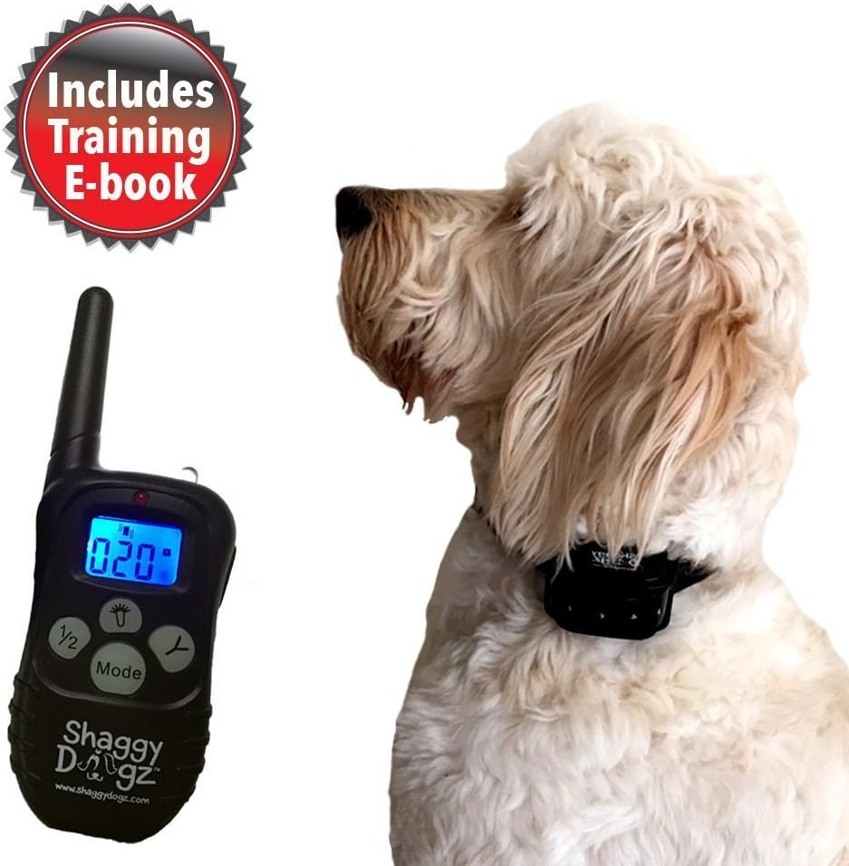 Rechargeable Shock Collar for Dogs with Remote