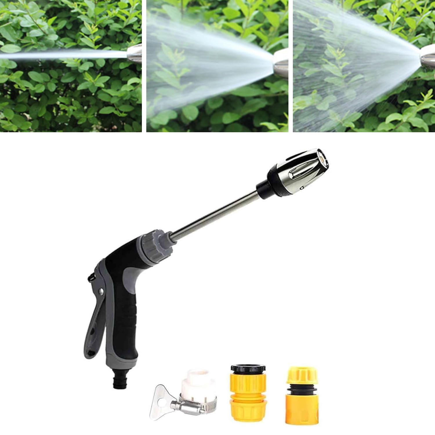 Turbowasher - Power High-Pressure Cleaner for Every Garden Hose, Turbo Washer for Garden Hose, High Pressure Washer for Garden Hose, with Accessories (1 Set)