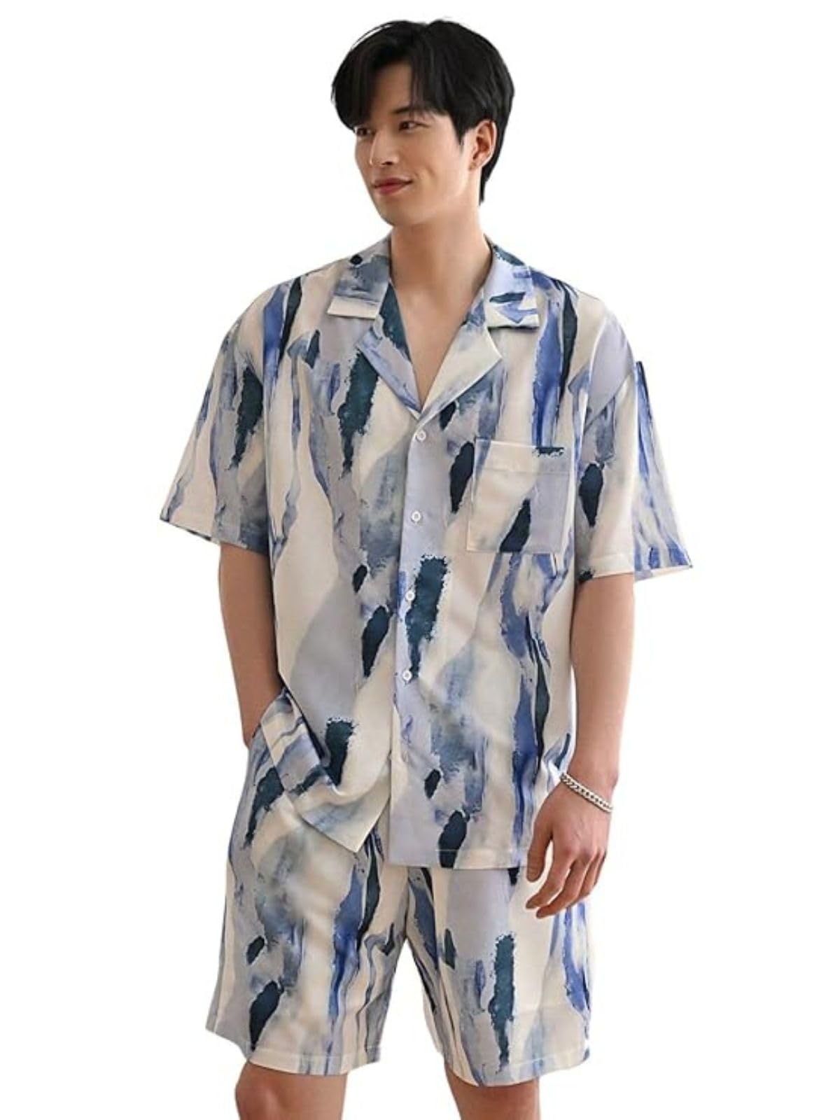 greciilooks Men's Rayon Printed Co-Ord Set-picture-20