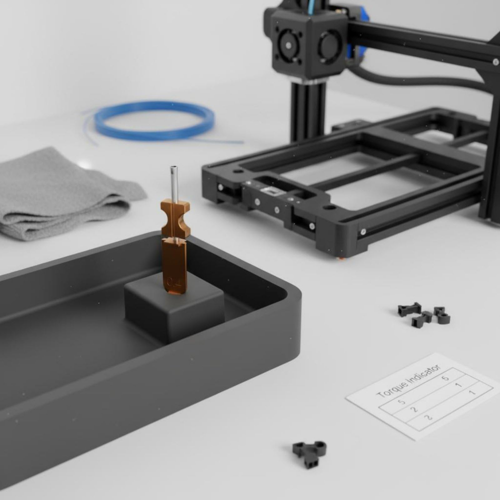 Buse d'Imprimante 3D AD5X Buse de Rechange Embout d'Extrusion Tête d'Impression Pièce Compatible Sortie Régulière pour Détails et Quotidien, 0,6 Mm