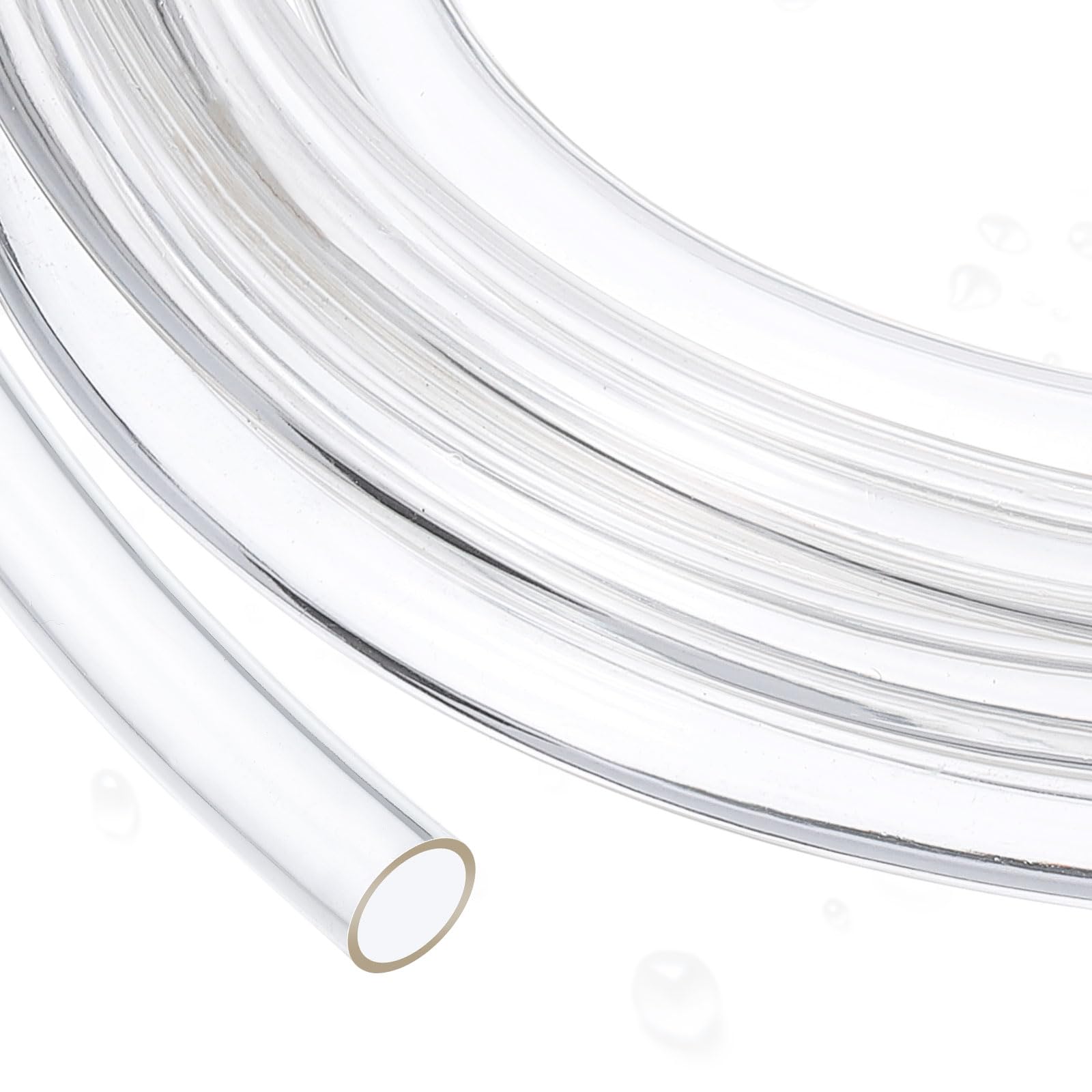 Sourcing Map Tube En PVC Transparent De 32 Mm De Diamètre Intérieur X 38 Mm De Diamètre Extérieur – Tuyau D'eau En Vinyle Transparent Léger Et