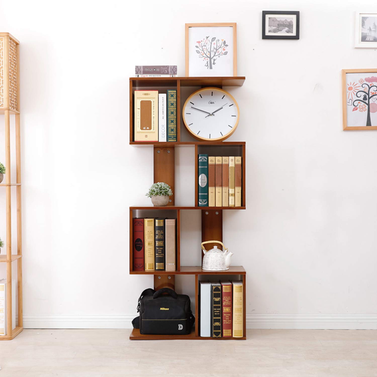 Buy Jerry & Maggie 4 Tier Shelves Display Bookcase Desk Organizer