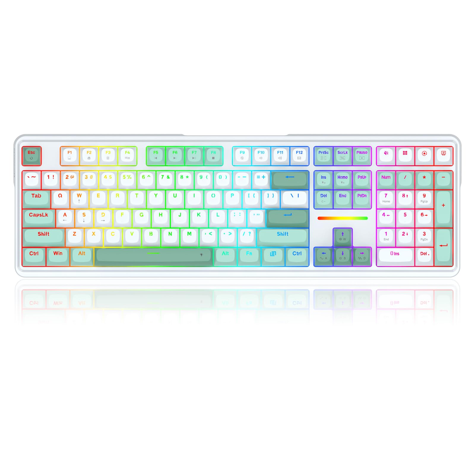 Redragon K745 HE Teclado Mecánico 8K Rapid Trigger Magnético Pom | Interruptor UltraMag 100% POM Estructura Flotante Patente Cableado Alta Precisión