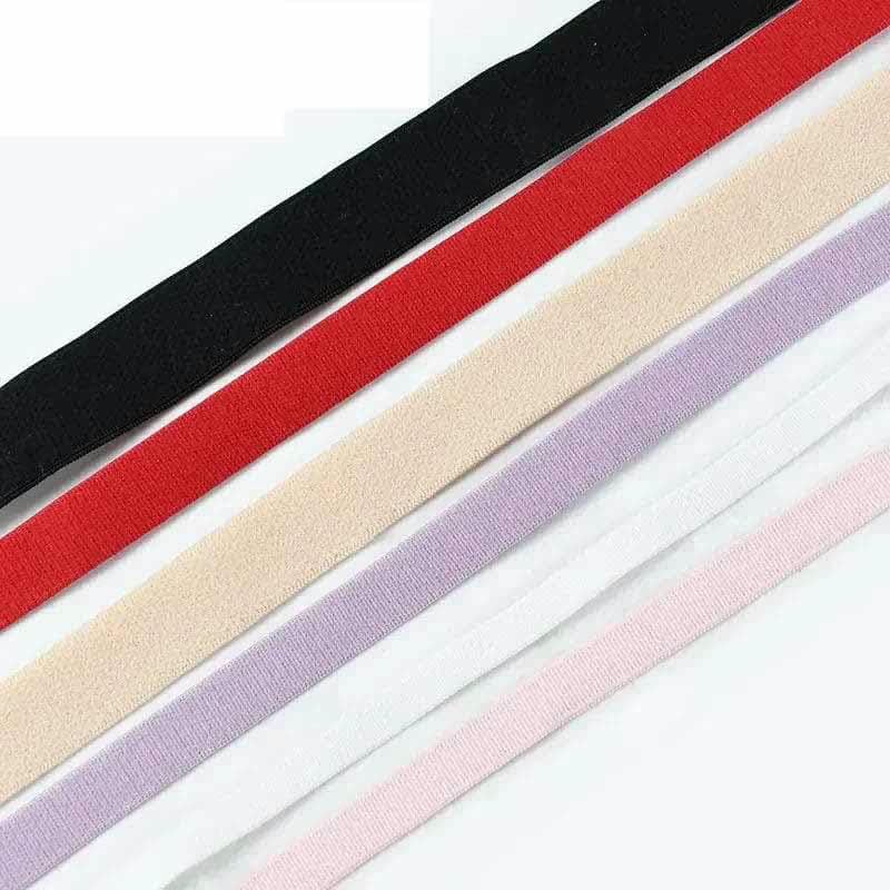 Elastyczna taśma nylonowa, Nylon Elastic Bands For Sewing DIY Multicolor 6-25mm 20 Meters(Pink 15mm)