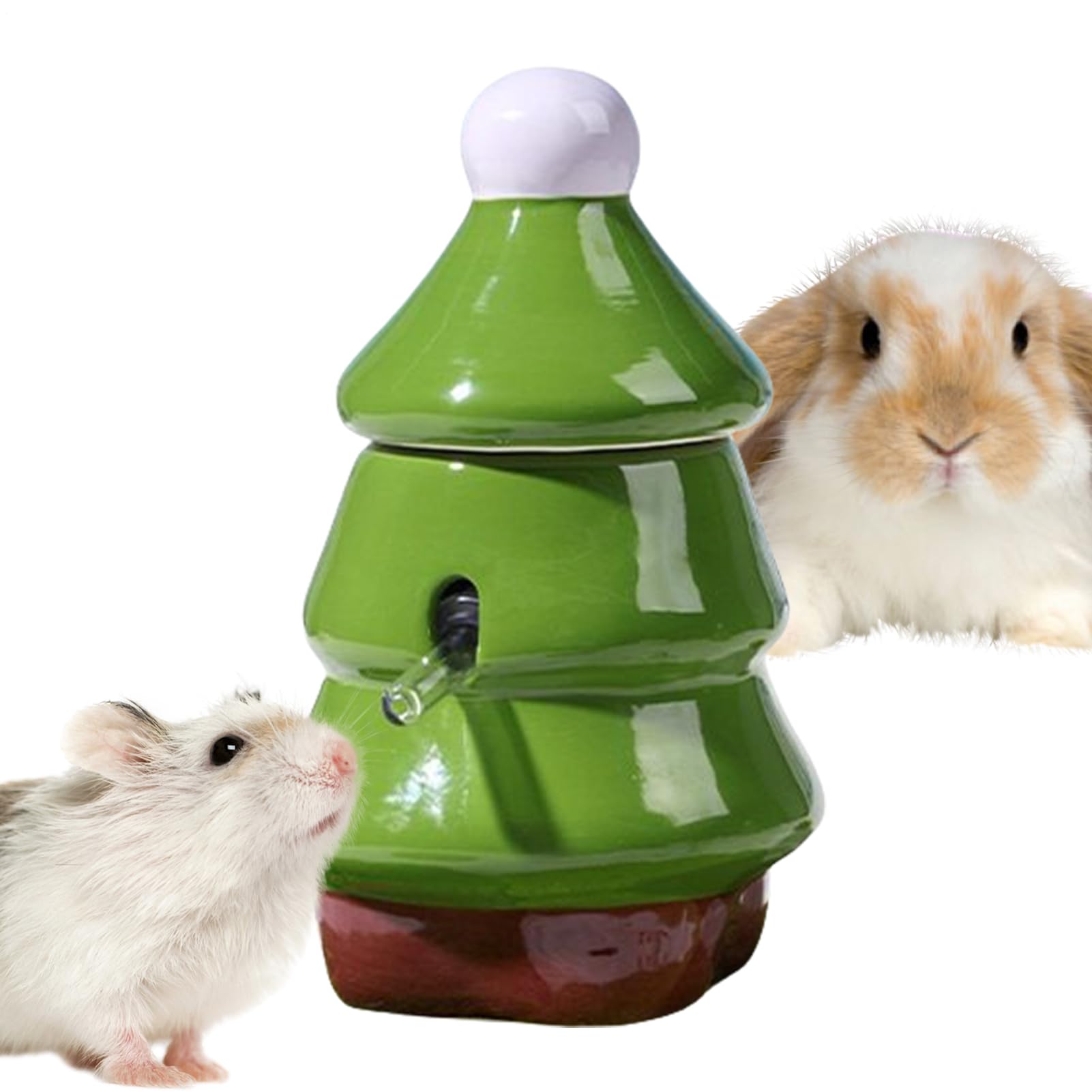 Botella de agua para Gerbille, Biberón de agua con soporte, 60 ml a prueba | de fugas para animales pequeños en el interior, sala de estar, dormitorio dorm balcón