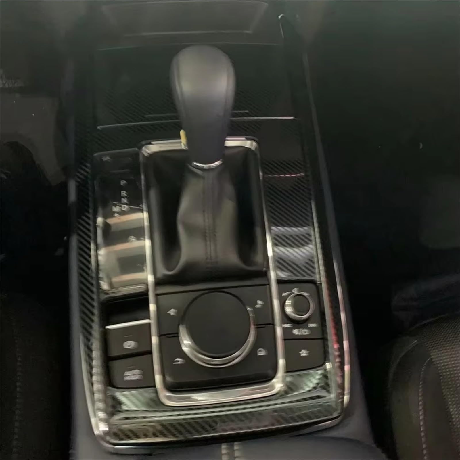 Car Interieur Dekor Edelstahl Schwarz Konsole Getriebe Panel Rahmen Konsole Getriebe Shift Panel Abdeckung Trim Für Mazda Für Cx-30 Cx30 2020-2022 2023 Car Interieur Verkleidung(Steel Silver LHD)