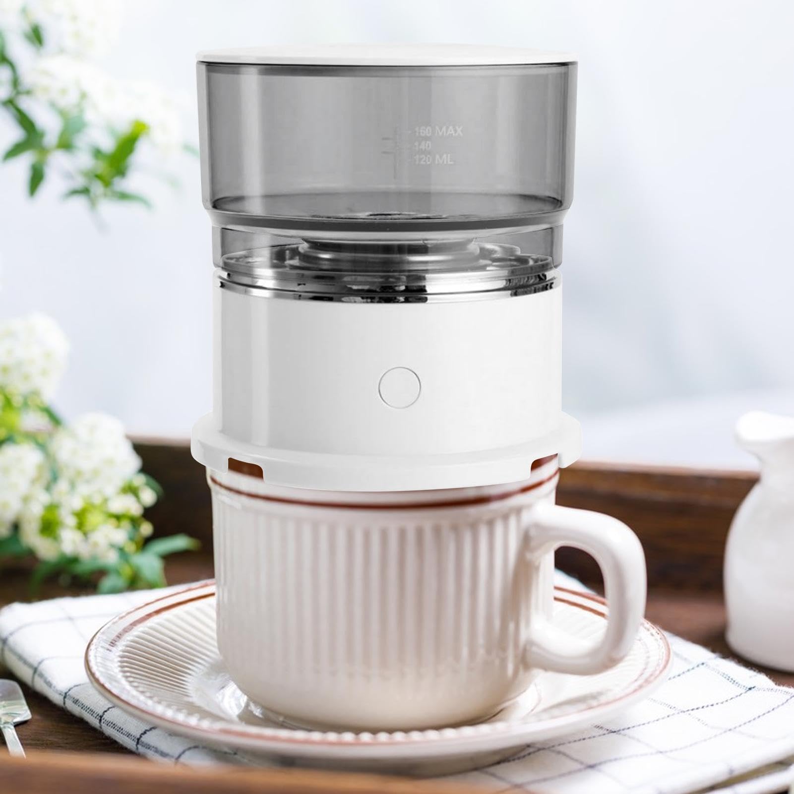 Macchina da caffè da viaggio Caffè, Macchina da caffè automatica portatile per caffè, Macchina da caffè da viaggio alimentata a batteria, Macchina da caffè con filtro automatico per la guida, Casa,