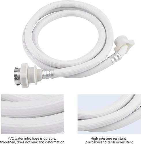 Miniatura 6 de Mangueras de lavadora portátiles, manguera de drenaje para lavavajillas, manguera de entrada de agua para lavadora, conector de tubo de lavado de