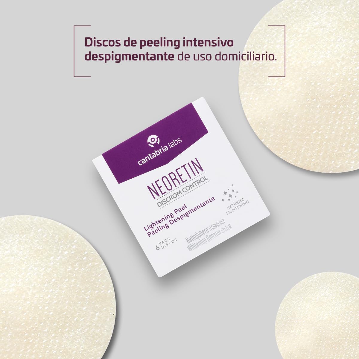 Neoretin Discrom Control Peeling Lightening Peel 6 Pads 366691, neutral, 36 ml (Pack of 1) - Image 2
