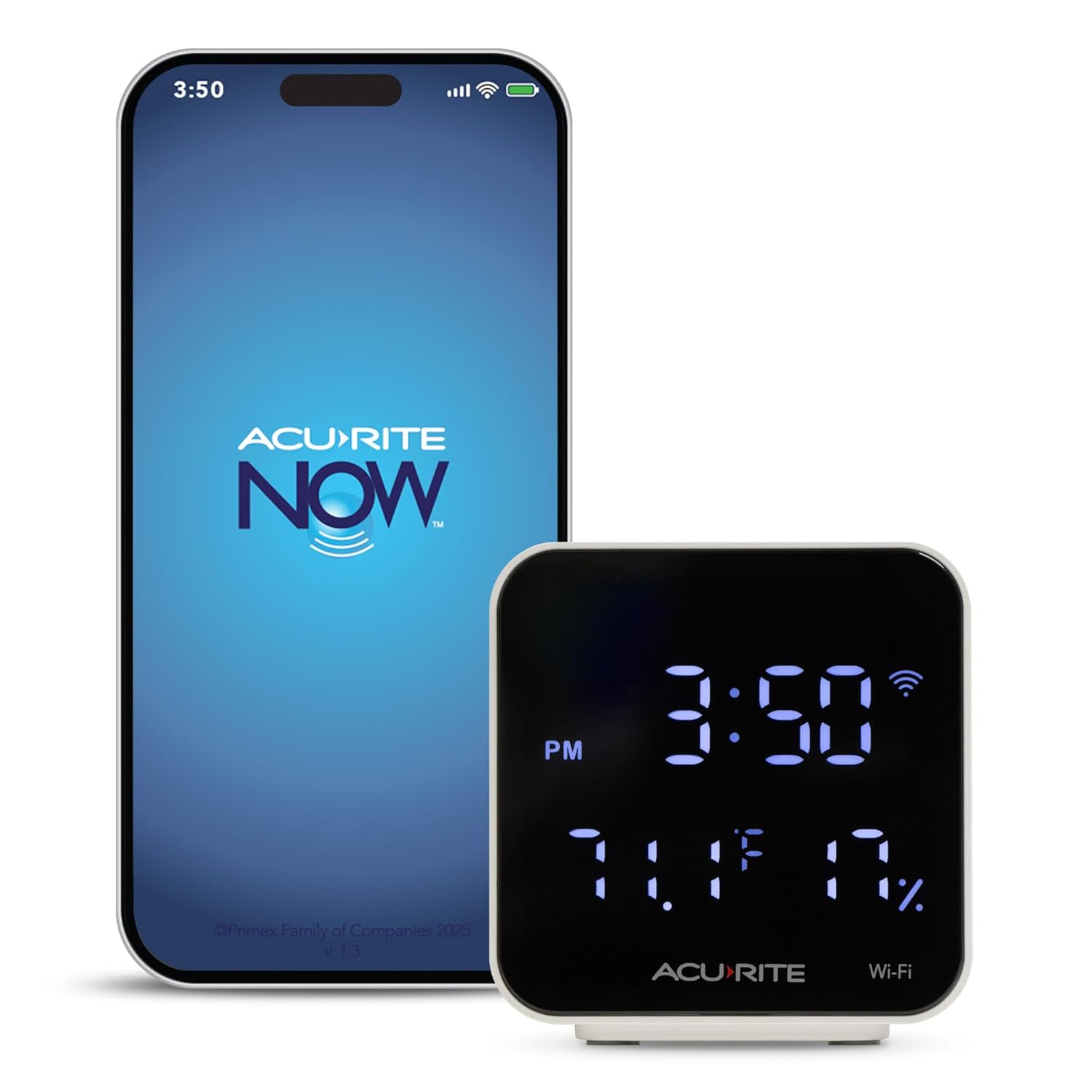 AcuRite Smart WiFi Indoor Thermometer & Hygrometer with App for Infrared Control & Remote Monitoring