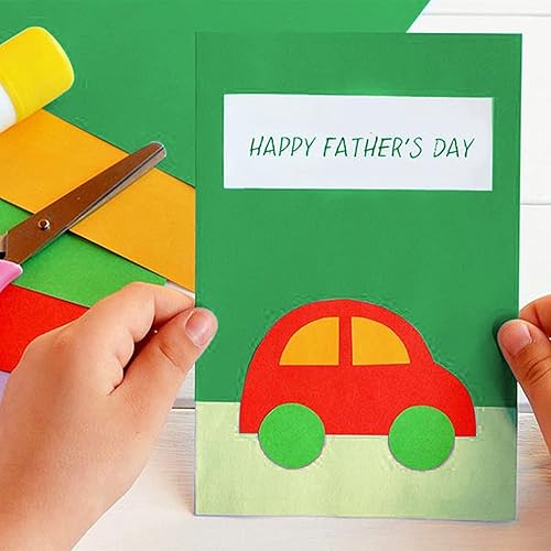 Miniatura 5 de 25 hojas de papel de cartulina verde, cartulina de 8.5 x 11 pulgadas para Cricut, papel de construcción grueso para hacer tarjetas, álbumes de