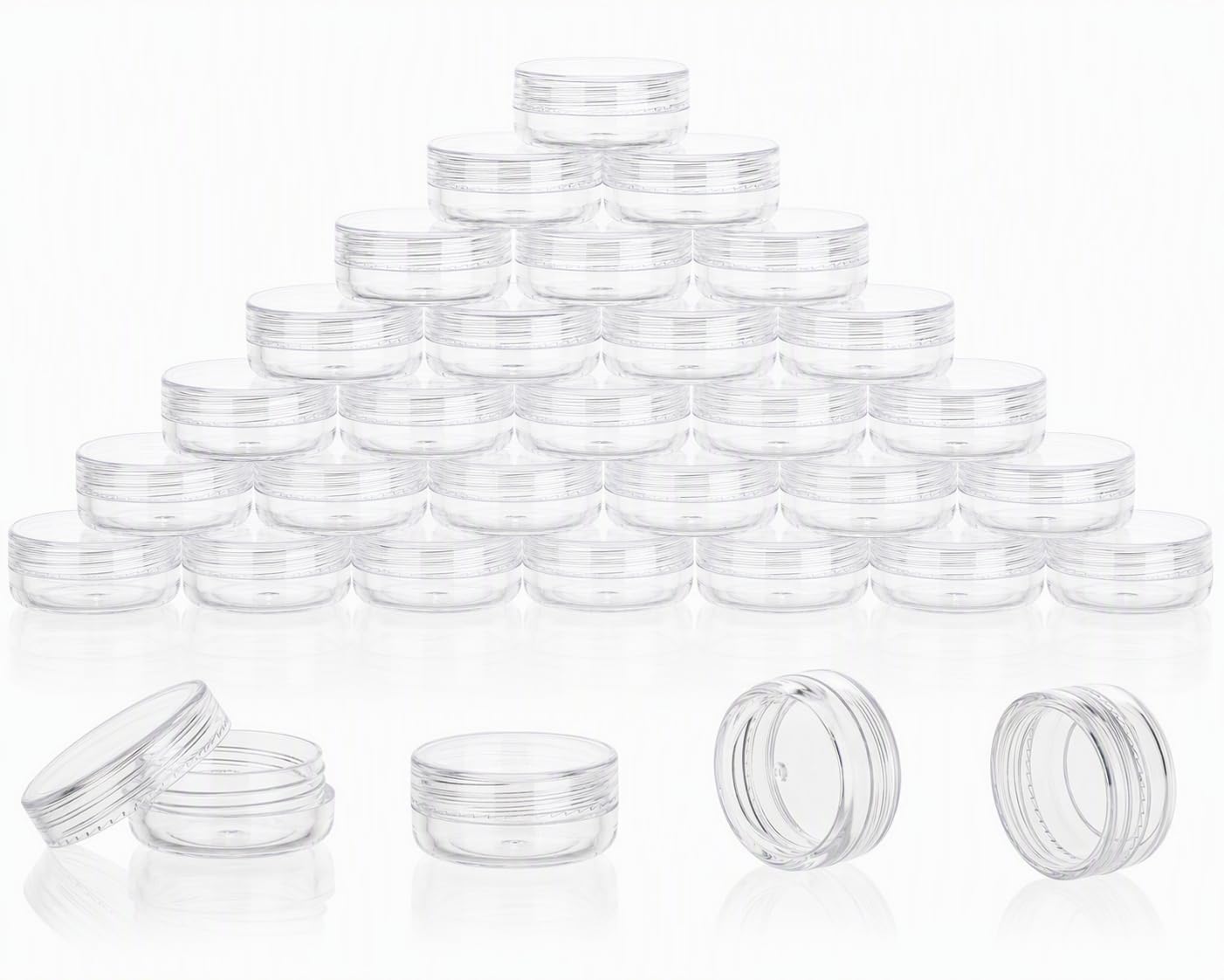 Plastic Sample Containers with Screw-Top Lids