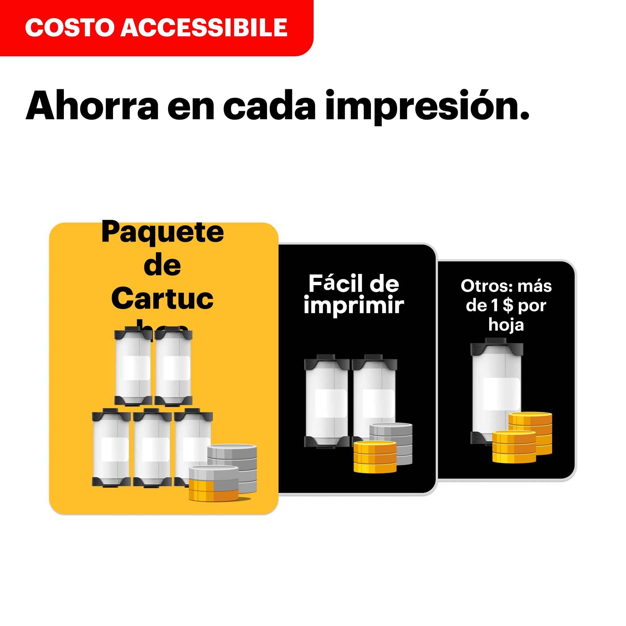 Kodak Memo Shot ERA MS100 Bundle - Imprimante Photo Autocollante + 9 Cartouches - Impression 2.7x1.8, Bluetooth, Compatible iOS/Android, Impression en 25s, Appli Kodak Memo Incluse - Jaune