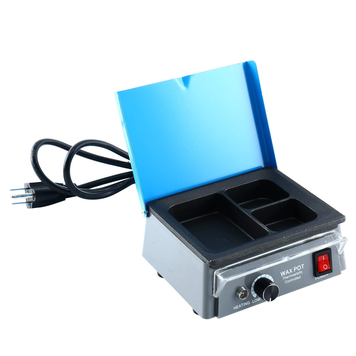 EustomA Wax Heater,3 Well Wax Heating Analog Dipping Pot,Lab Equipment JT-15