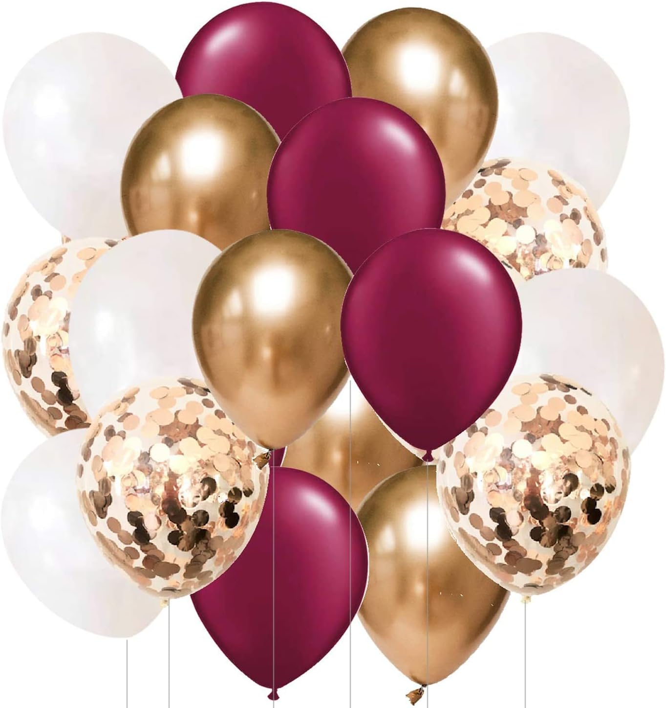 Rose gold white and gold decorations Clearance