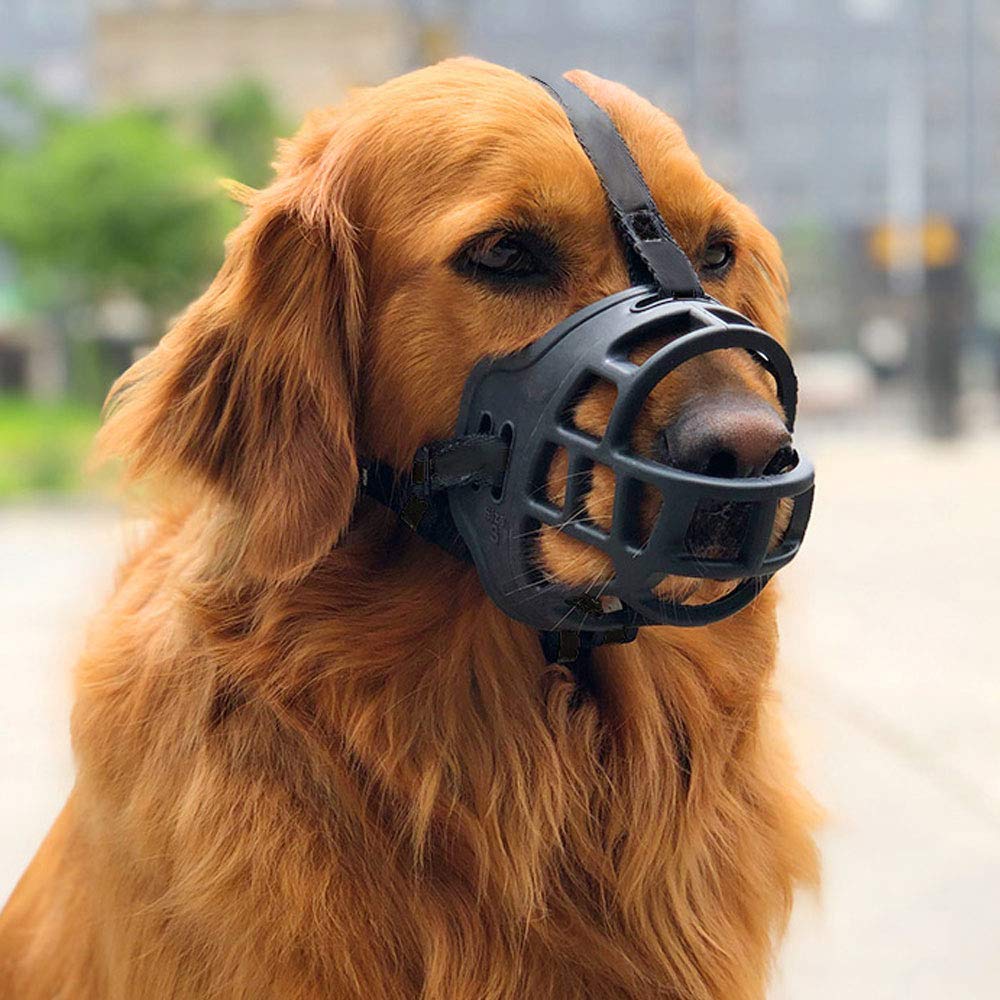 Bozal para Perros, bozal Protector Multiusos para Perros, bozal de Entrenamiento para Perros domésticos, Adecuado para el Aseo, Caminar en el Parque