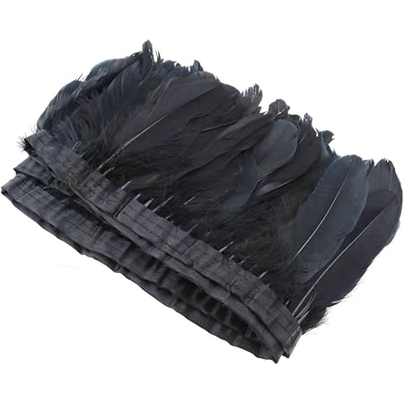 Ruban à Franges En Plumes 2m, Rose Foncé - Pour DIY, Déguisements, Décoration Carnaval Ou Mariage