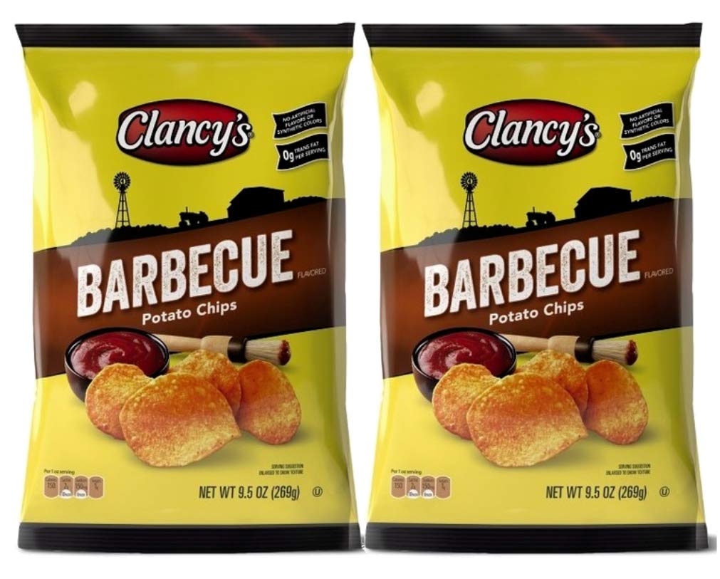 Clancy's Barbecue Flavored Potato Chips - 2 Pack (9.5 oz)