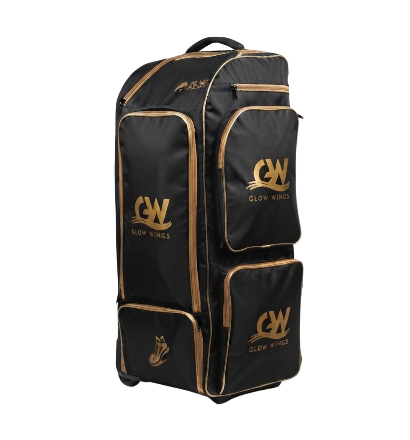 Cricket Kit Bag Durable Polyester Adjustable Shoulder Straps | Water-Resistant Design | Stylish Cricket Bag for Cricketers Golden Edition-image-7