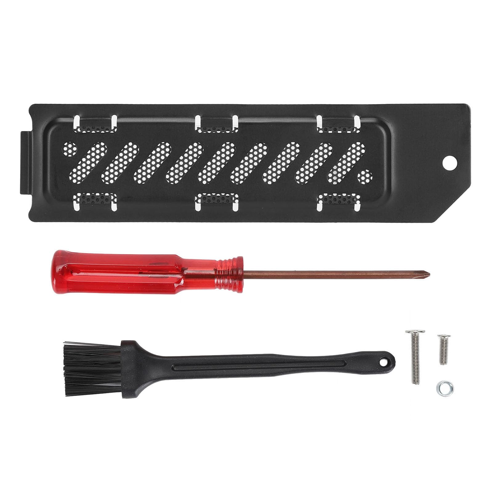 Copertura Antipolvere per Slot di Estensione SSD Slim M.2, Copertura per Dissipazione del Calore in Metallo in Lega di Alluminio con Fori di Ventilazione (BLACK)