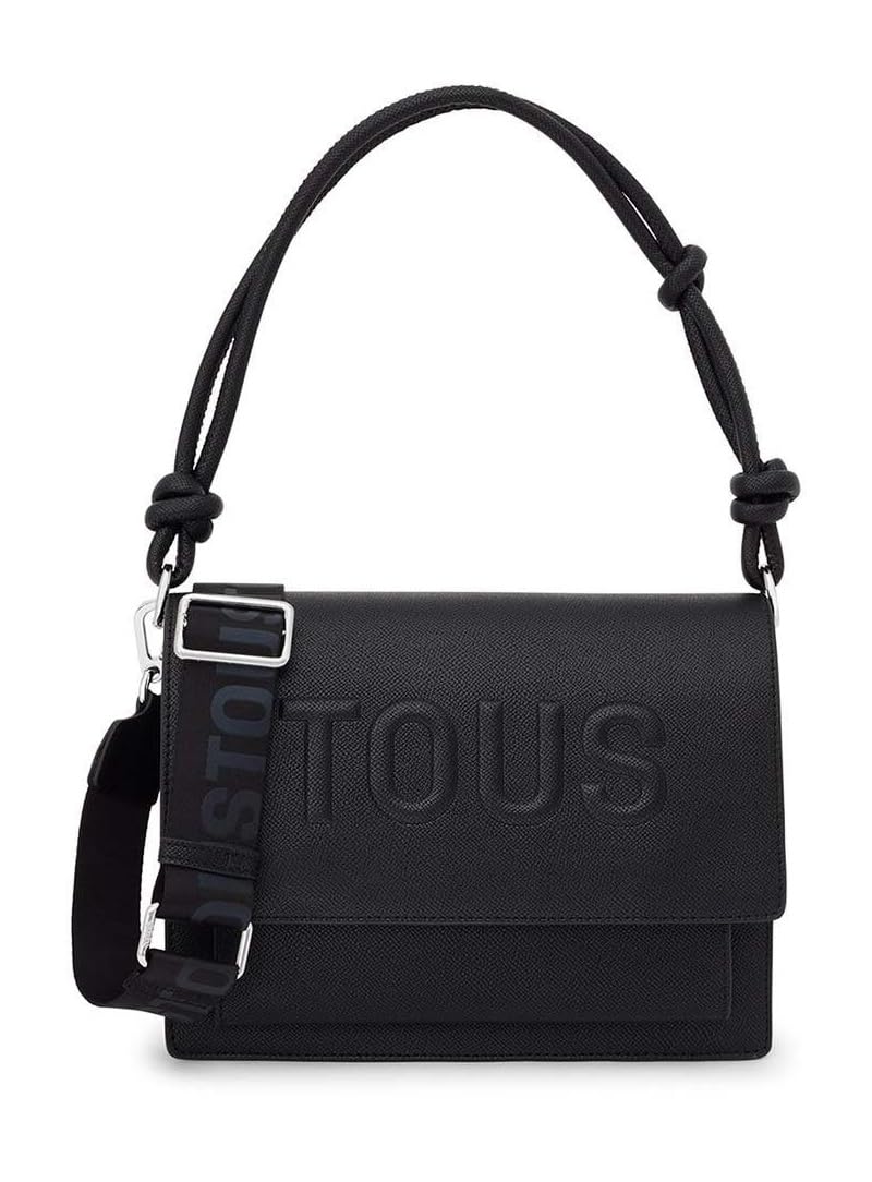 TOUS Shoulder Bag M. Audree T LA Rue New Black, Handbag Ladies, Black/White, Mediano