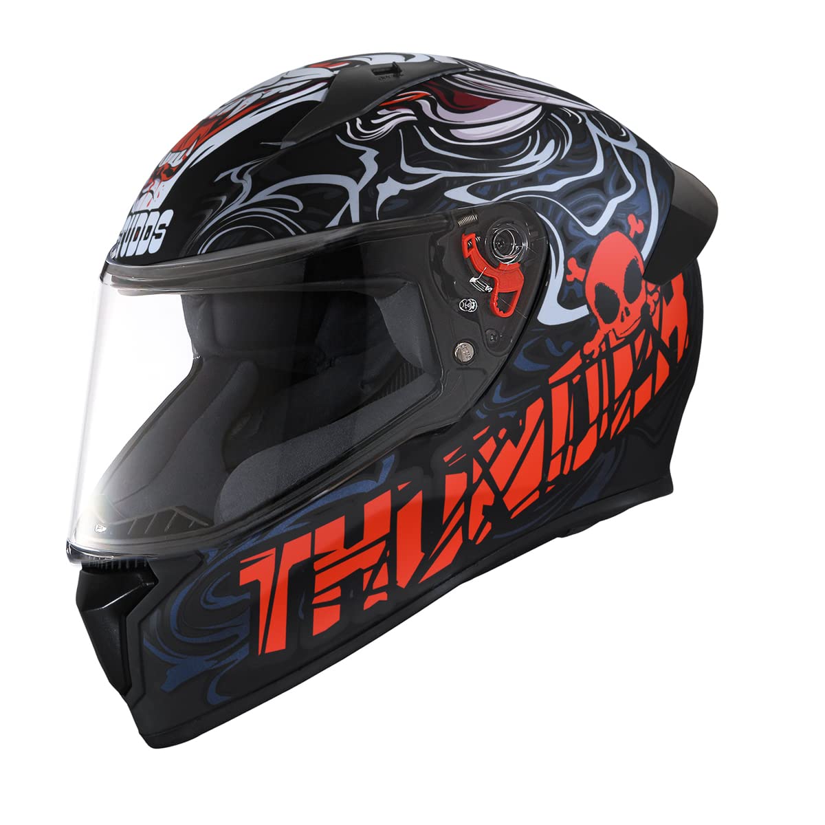 Studds Thunder D9 ISI and DOT Certified Full Face Graphic Helmet for