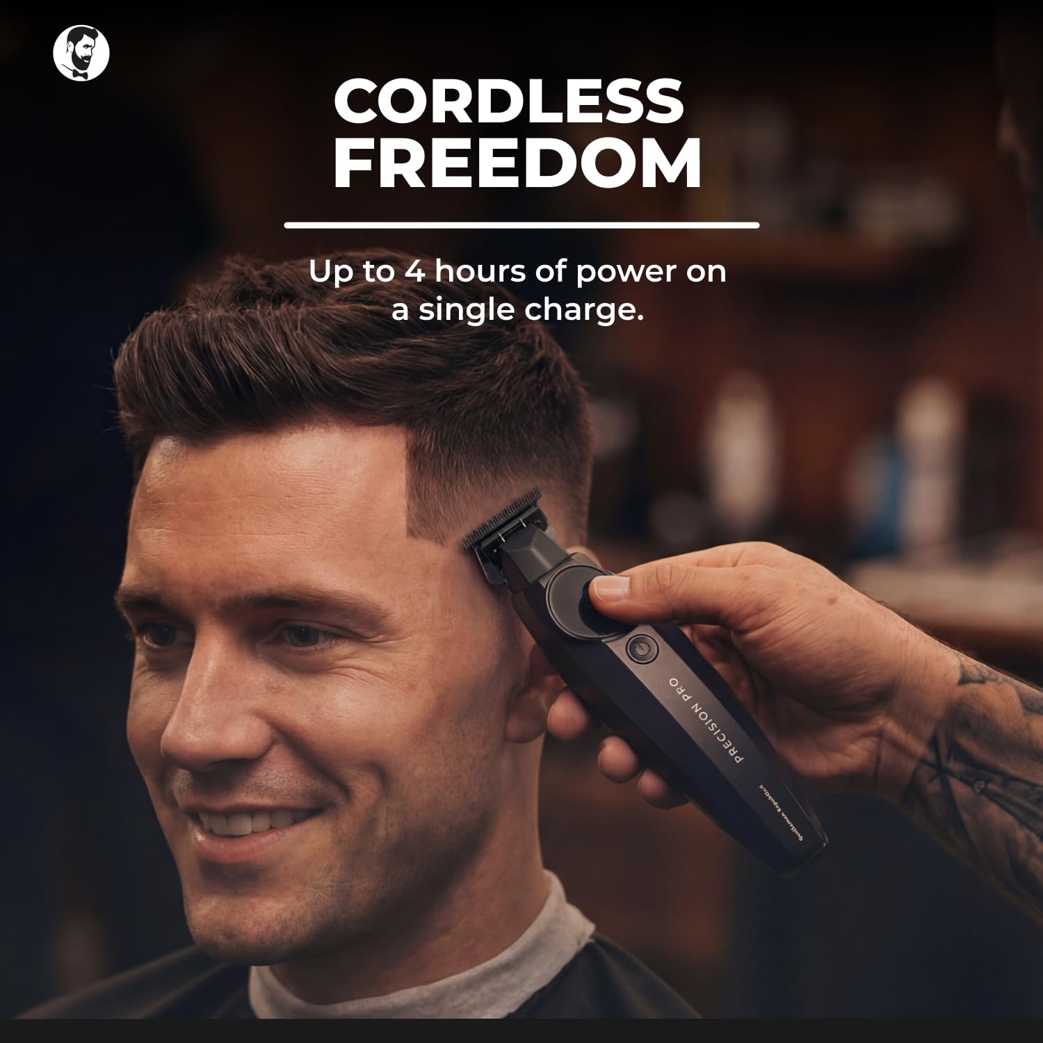 Gentlemen Republic Precision Pro Trimmer - Cuchilla sin huecos, carga USB-C