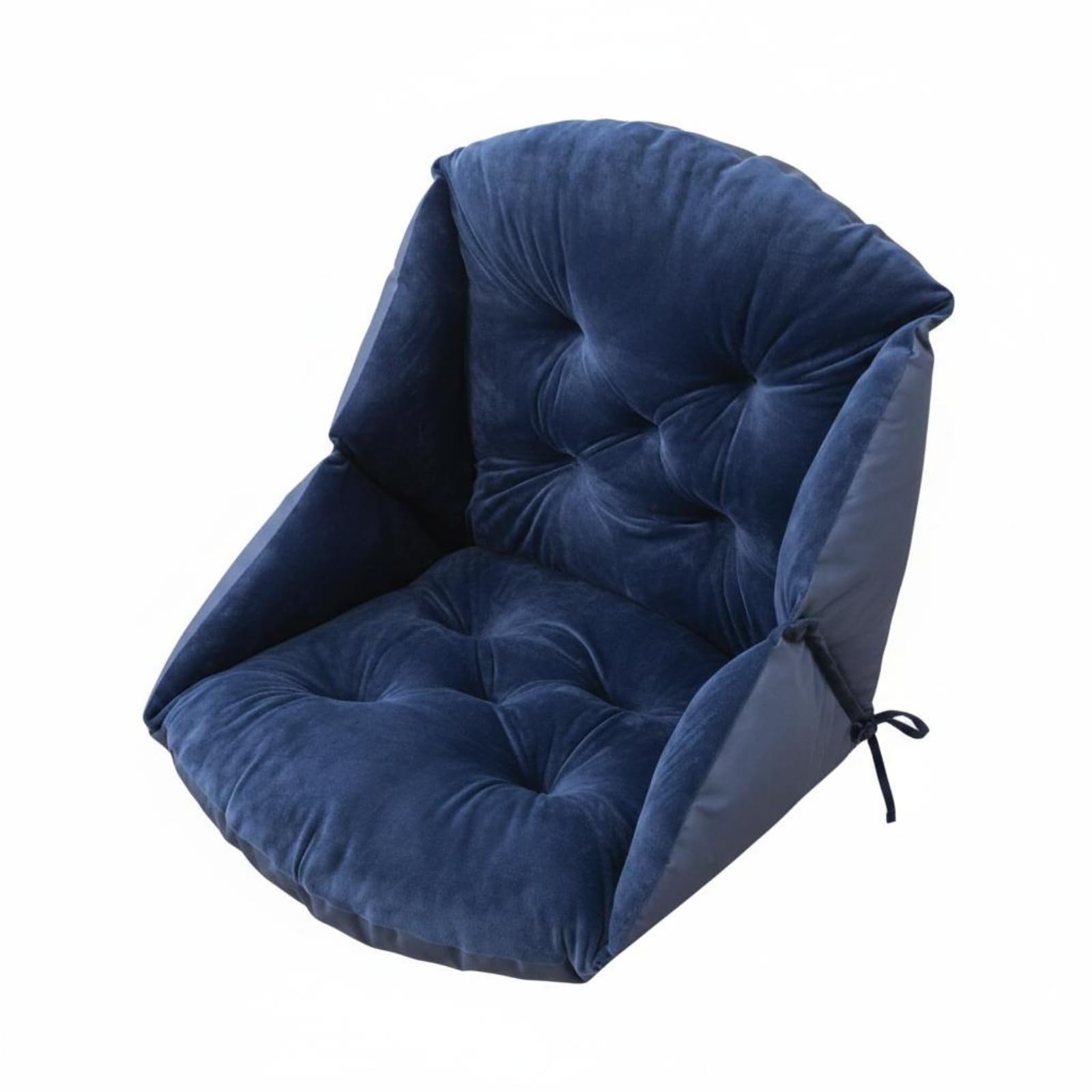 Cojín Silla Respaldo Transpirable Cojín Silla Antideslizante Uso en para Todo el Año Accesorio Asiento para Estudiantes, Rosa Claro, 55 45cm【Cinco Agujeros】