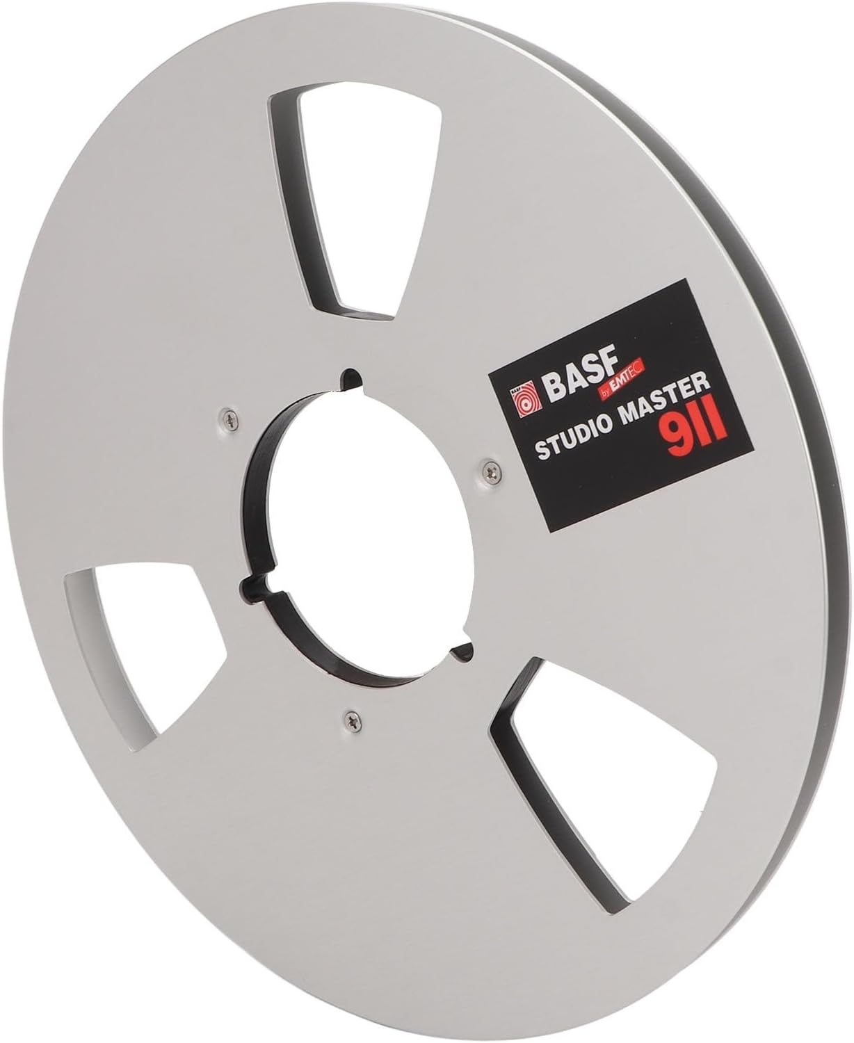 Aluminum Alloy Takeup Reel, 10.5 Inch Open Reel Audio, 3 Hole Wind Holes, Silver