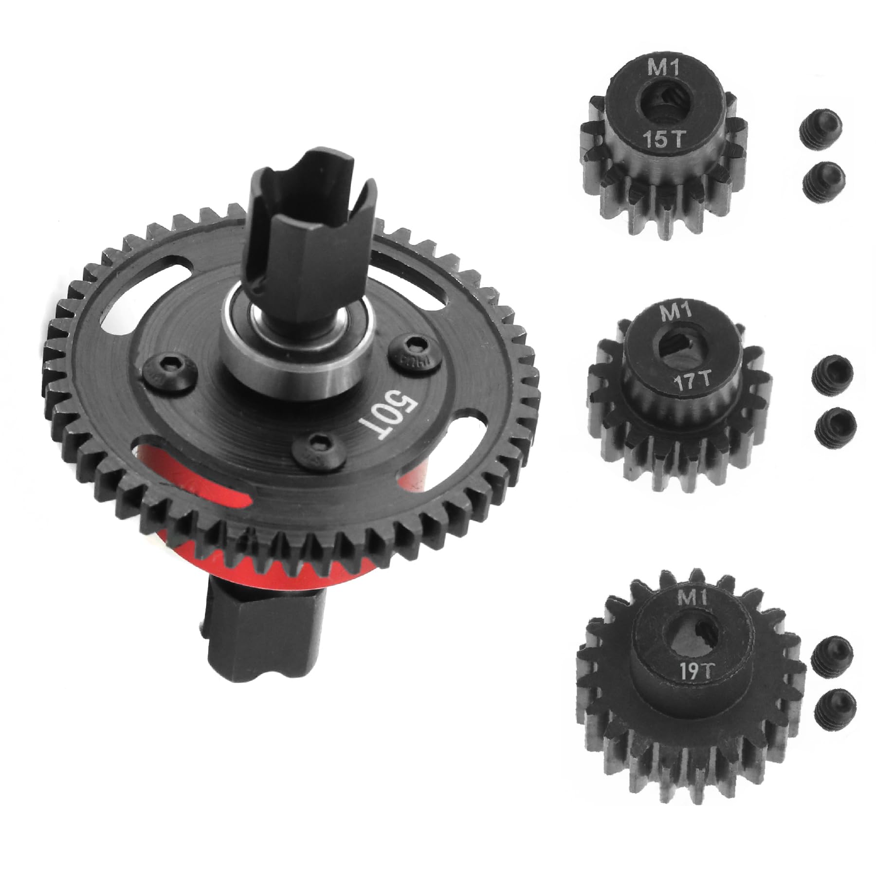 Amazon.com: Center Diff Set 50T with 15T 17T 19T Pinion Gears #45