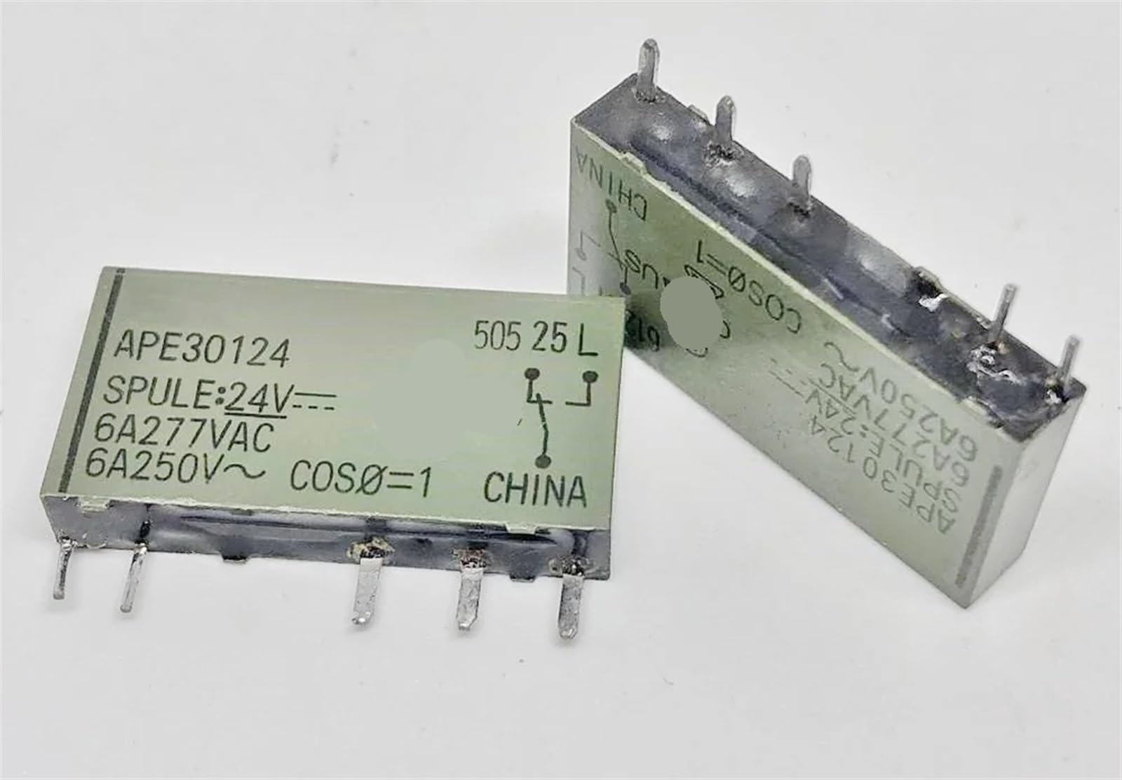 Relé APE30124 41F-1C-24V microinterruptor electrónico para placas PCB 3