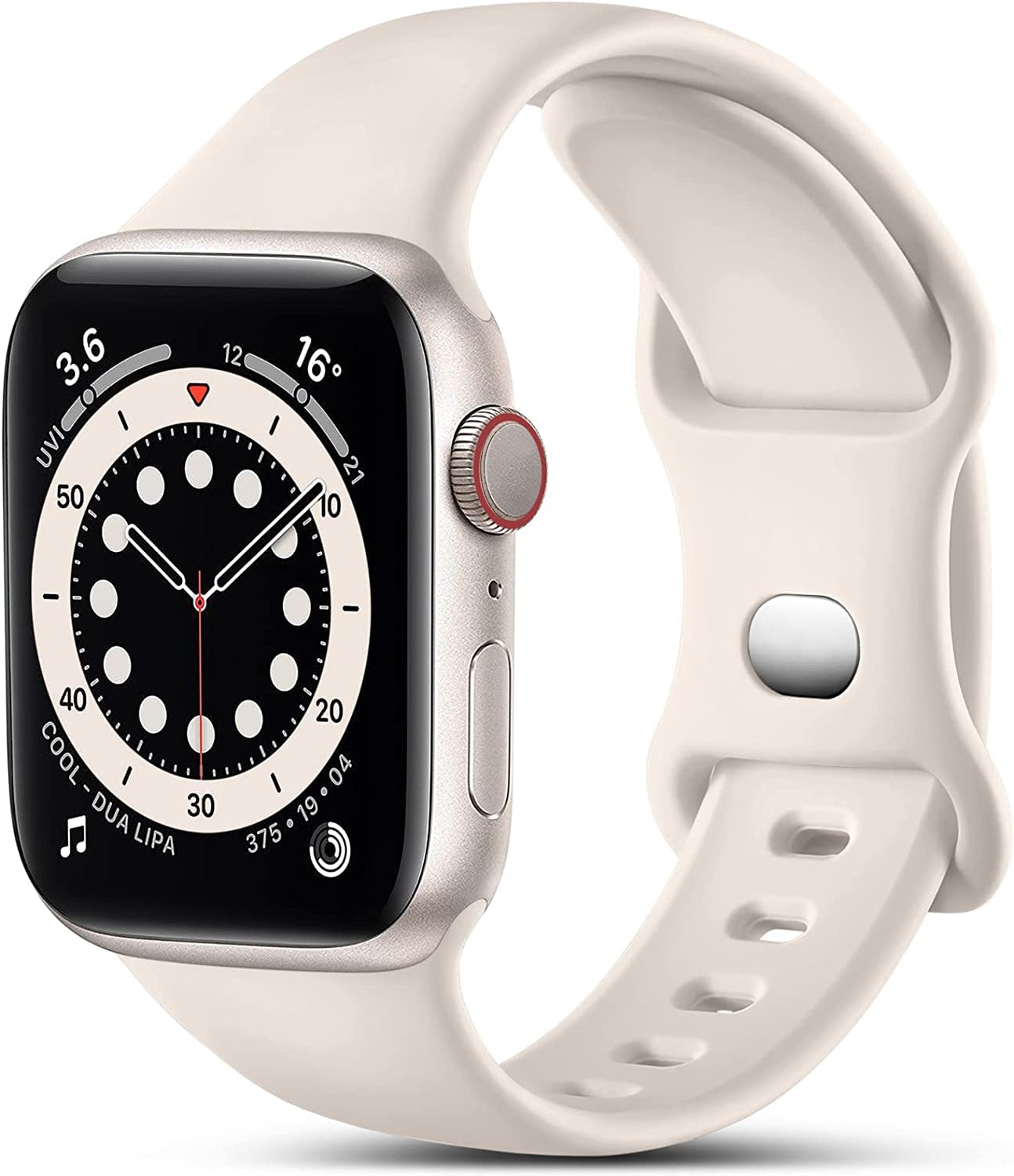 SKIT Apple Watch Strap 49mm 45mm 44m 42mm 41mm 40mm 38mm, Silicone Sport Band Replacement Straps Compatible with iWatch Series 8 7 6 SE 5 4 3 2 1(Watch Not Included)