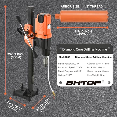 BHTOP 8-Inch Core Drill Rig