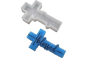 Large Blessed Cross Freshie Mold for Aroma Beads, Candles, DIY Gifts