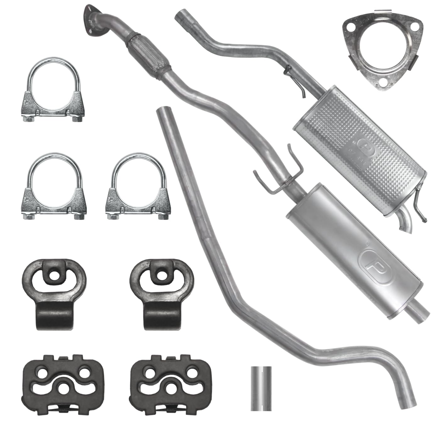 Schalldämpferset Auspuffanlage Auspuff für Opel Corsa 4 IV D 2010-2014 1.4