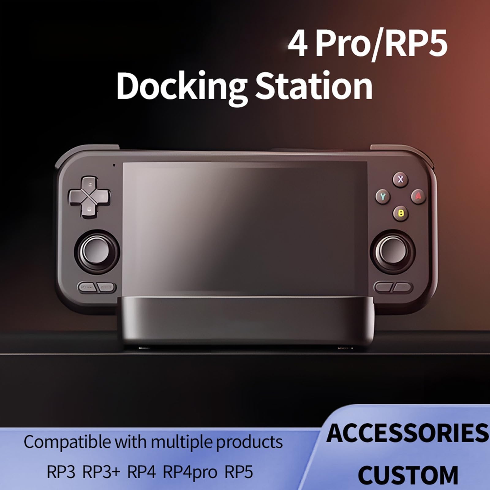 Dock station desktop per console gioco portatili Pocket 5 include reti cablate e stazione gioco USB velocità