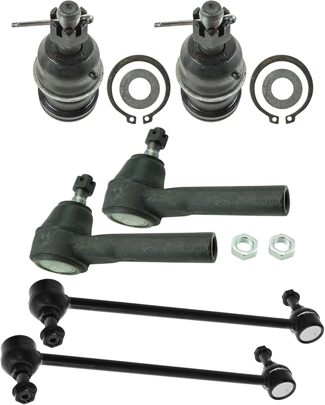 Kit de Direção e Suspensão Dianteira TRQ com Pivôs, Terminais e Bieletas – 6 peças