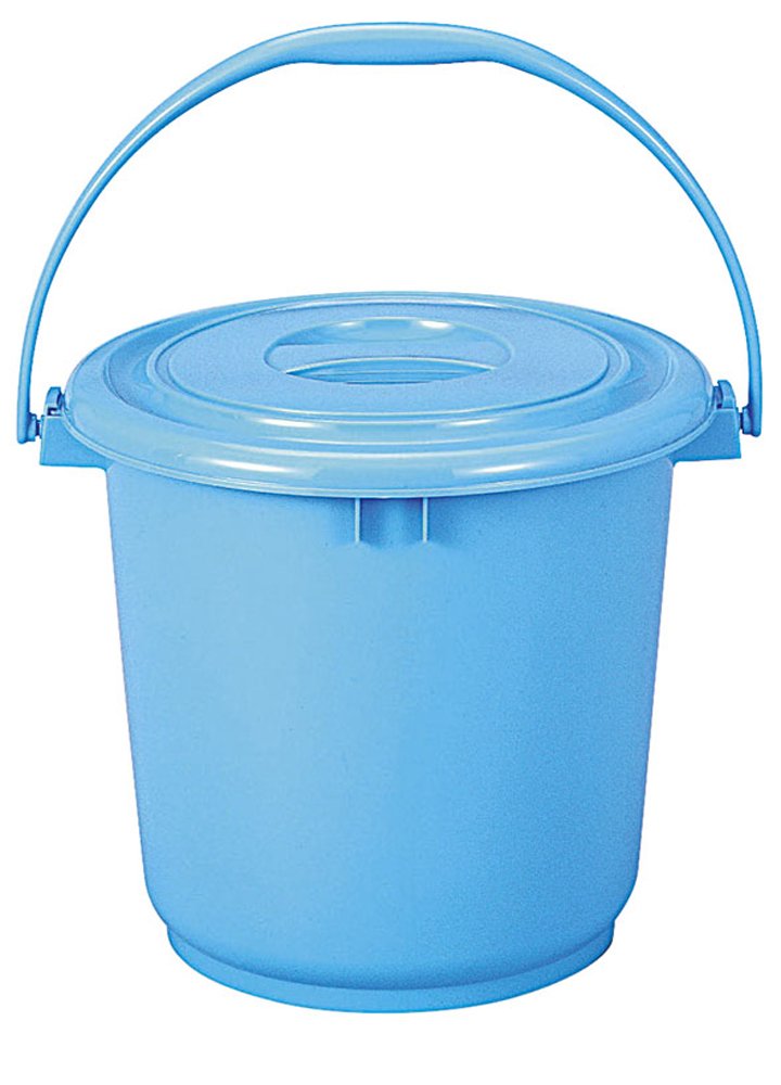 〔20個セット〕 バケツ/ばけつ 〔ブルー 容量：13L〕 本体のみ 蓋別売 リス ベルク 〔掃除用品 日用品 生活用品〕 ２０個セット お徳用セット バケツ ⁄ ばけつ ブルー 容量：13L