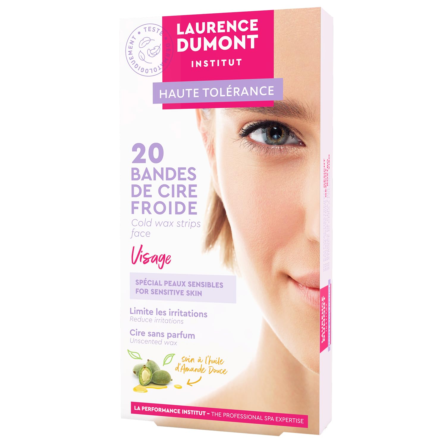 20 Bandes épilation visage + Azulene