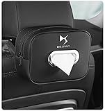 HSJKU Auto Taschentuchbehälter für DS 4 II 1.2 PureTech Automatic 2021-2024, Taschentuchhalter für Auto,Reise Taschentuchbox,Box Organizer Accessoire für Fahrzeug