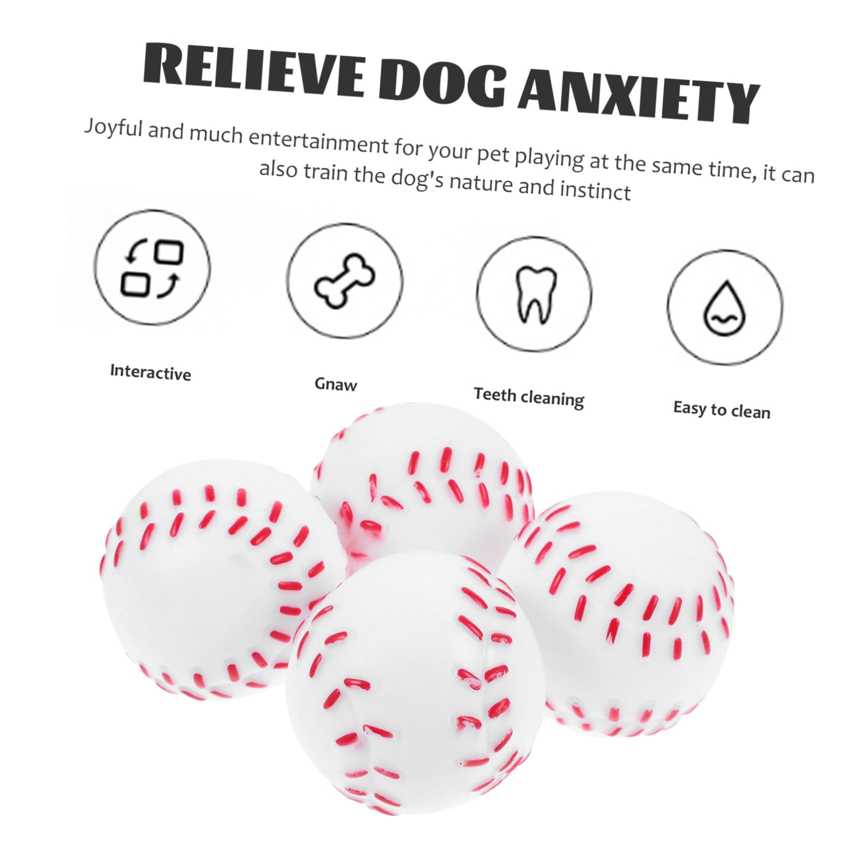 Kisangel 20pièces Jouets à Mâcher Forme De Balle De Tennis pour Chiens Balles Couinantes pour Chiots Jouets Interactifs pour Petits Chiens pour Soulager Les Dents Et Favoriser La
