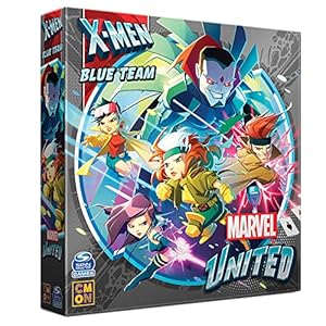 CMON Marvel United X-Men Blue Team Expansion | Tabletop Miniatures Game | Strategy Game | Cooperative Game for Adults and Kids | Ages 14+ | 1-7 Players | Average Playtime 40 Minutes | Made by CMON
