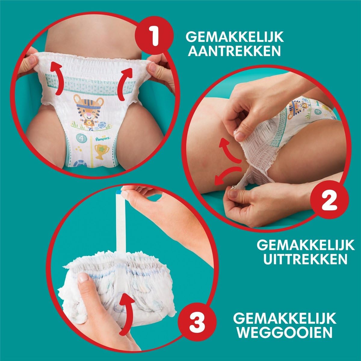 Pampers Baby Dry Pants - Taille 6 - Mega Pack - 80 pièces - 14/19 kg