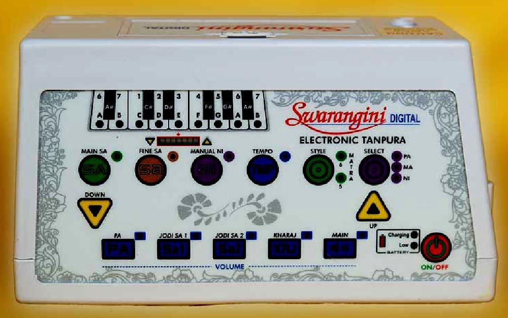 New SWARANGINI Advanced Features Indian Electronic Tanpura / Tambura Drone