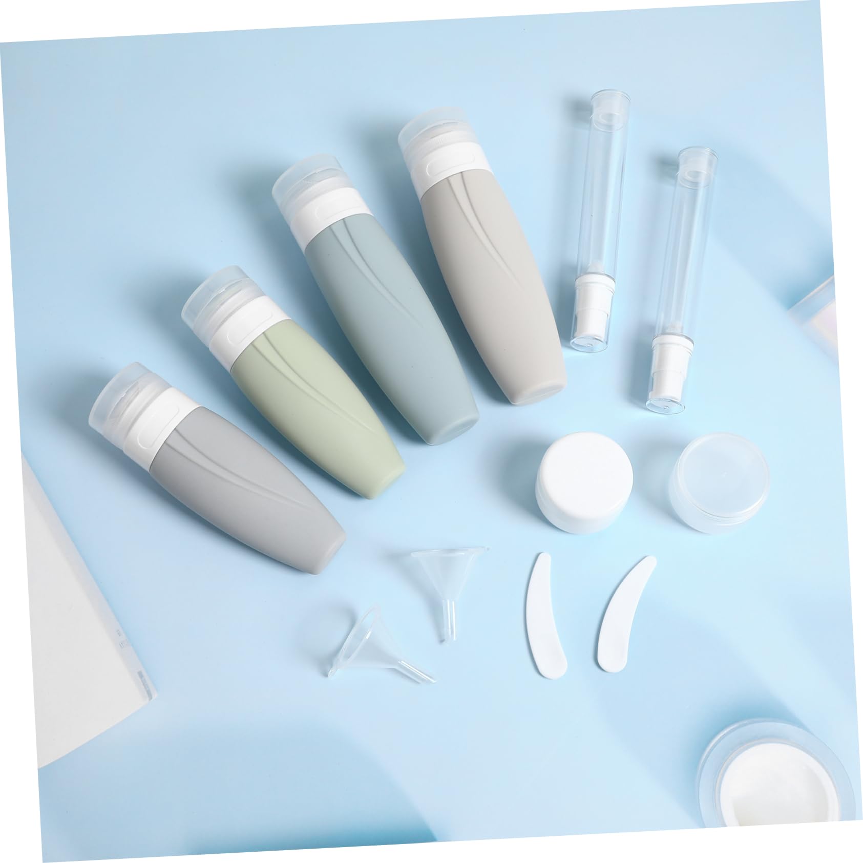 5 Set Di Flaconi Di Viaggio Ricaricabili Flaconi Di Shampoo Da Viaggio Kit Di Articoli Da Toeletta Flaconi Da Viaggio A Prova Di Perdite Balsamo Piccoli Comprimibili