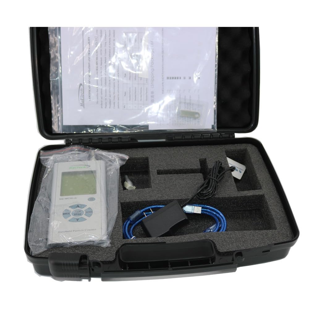 HAL-HPC300(A) Handheld Optical Particle Counter Dust Analyzer Size Range: 0.3um~10um