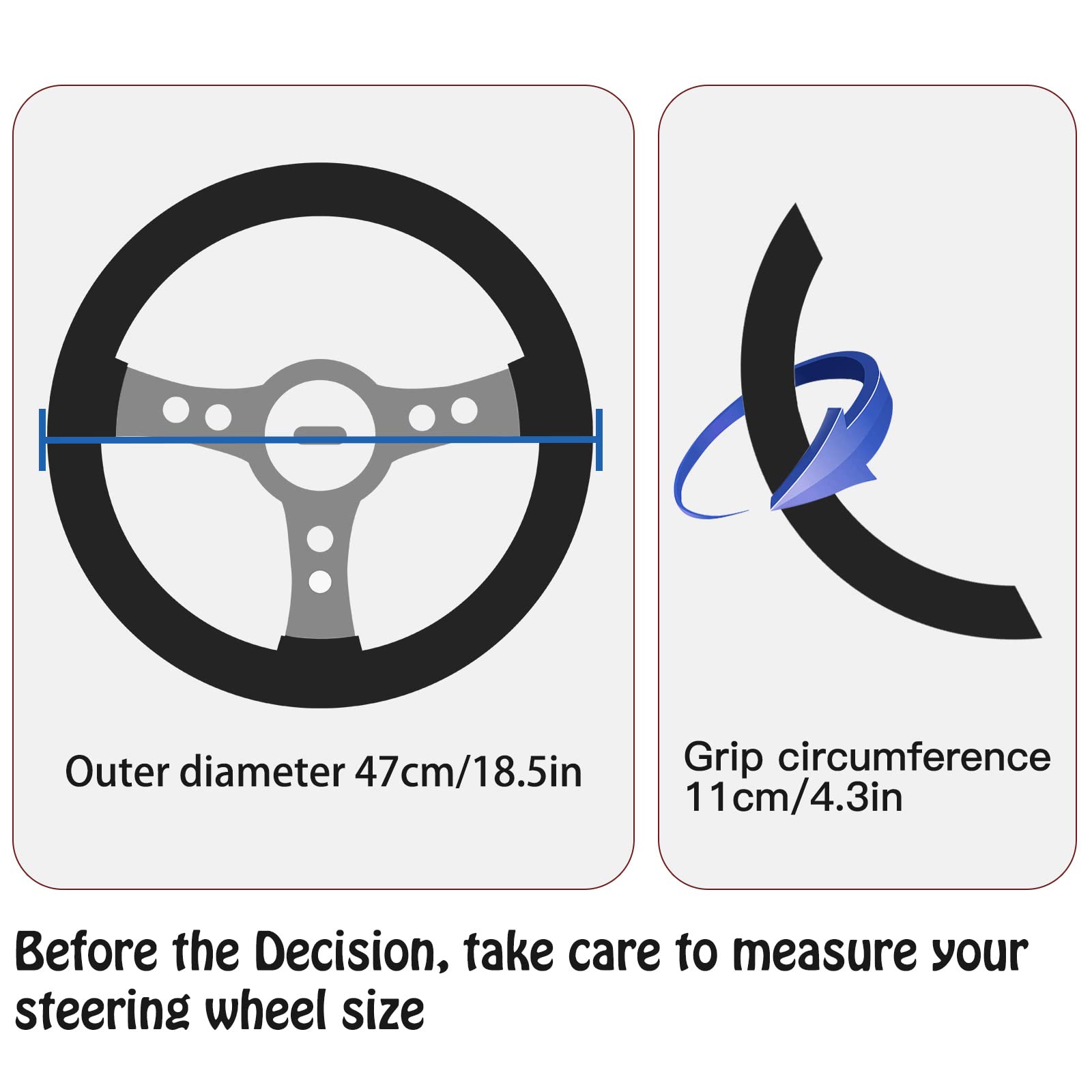 fundas para volante de camion 44cm 46cm 48cm