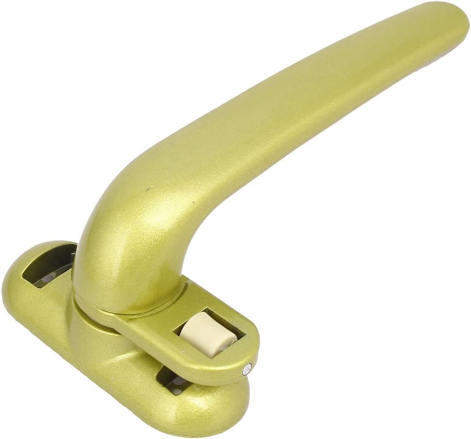 Casement Window Right Hand Roller Locking Handle Hook Champagne Color 2pcs (f888c96582fd1cd4b513c0aec82b20bd)