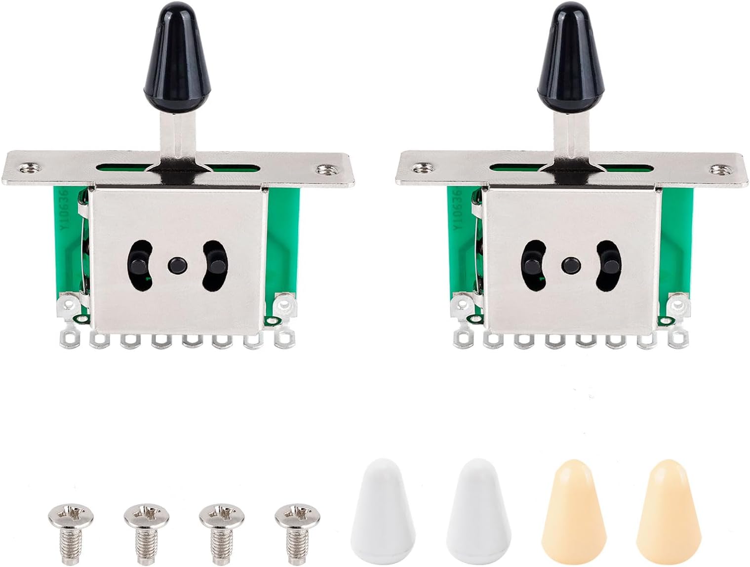 Banworks Metric 5-Way Toggle Switch 5 Position Pickup Selector Blade Switch for Fender/Squier Stratocaster Strat ST Telecaster Tele Style Electric Guitar Pack of 2 JT/DWQ-09