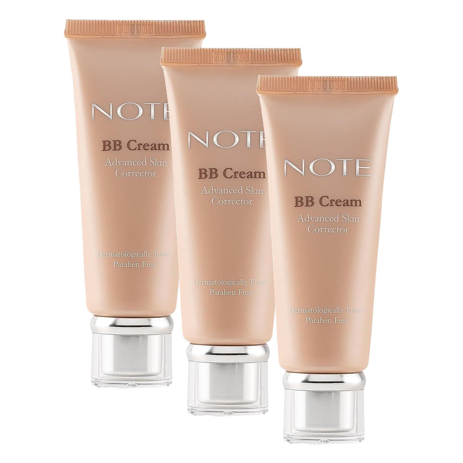 Note Cosmetics BB Cream 02 SPF 15 Nemlendirici Etkili Yoğun Kapatıcı BB Krem (3 paketi)